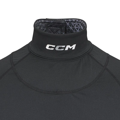 CCM Youth Long Sleeve Neckguard With Cut Protection