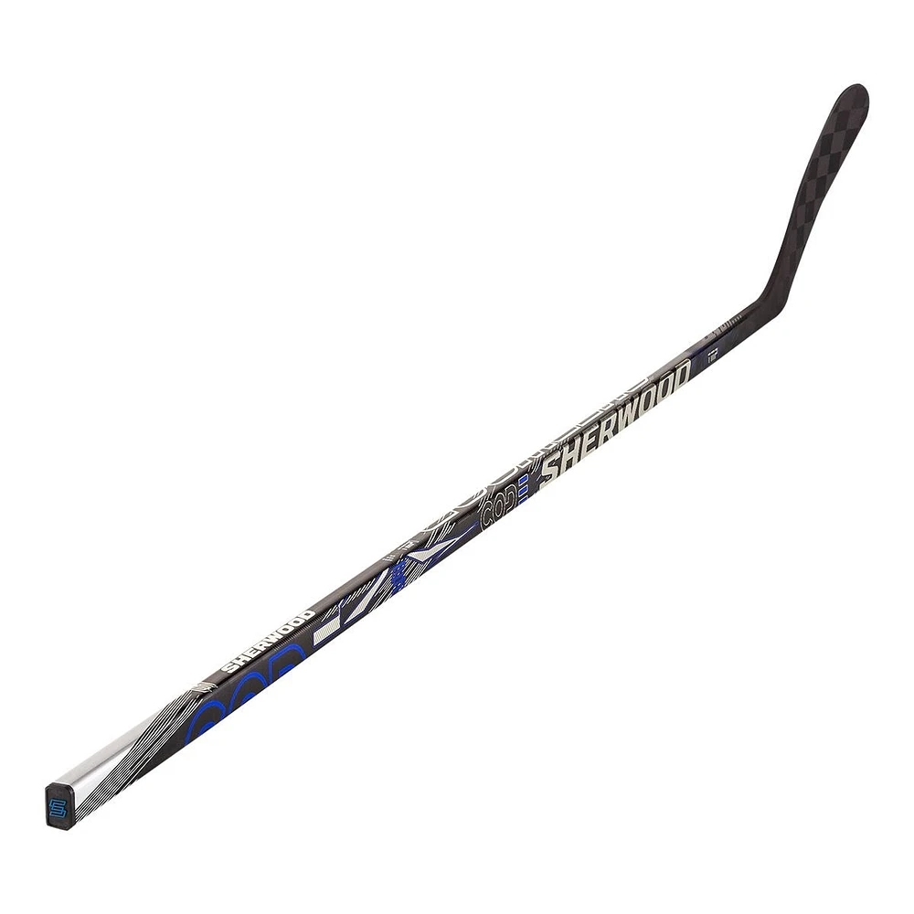 Sherwood Code TMP 1 64" Grip Senior Hockey Stick, Carbon Fiber, Hybrid Kick