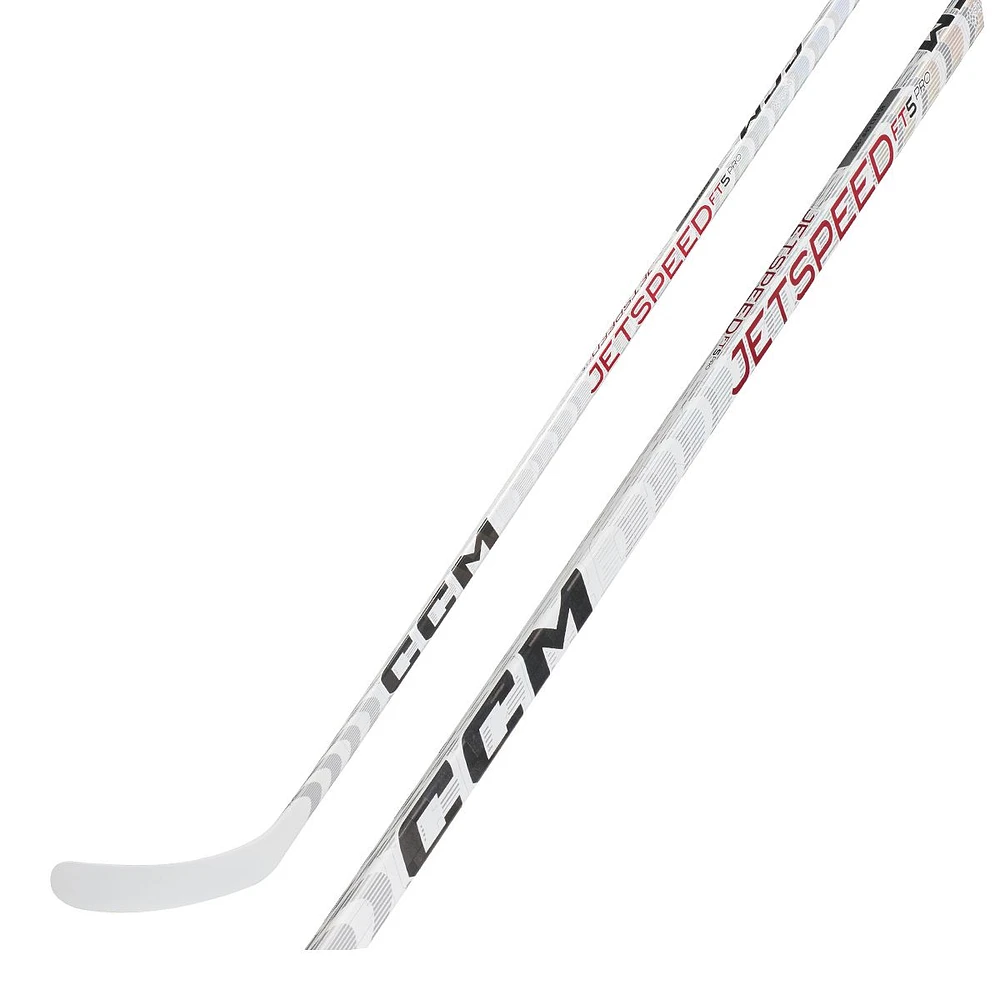 CCM Jetspeed FT5 Pro North Edition Grip Senior Hockey Stick, Carbon Fiber, Hybrid Kick