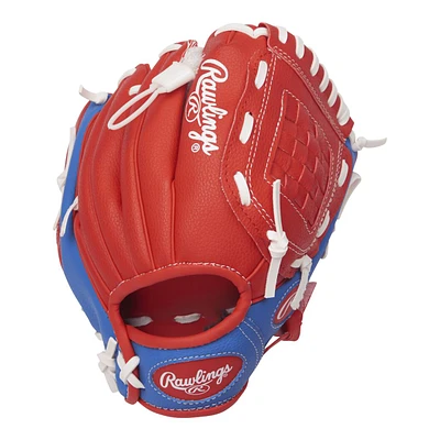 Rawlings Kids Players Series 9" Baseball/Softball Glove, Right-hand Catch, With Ball