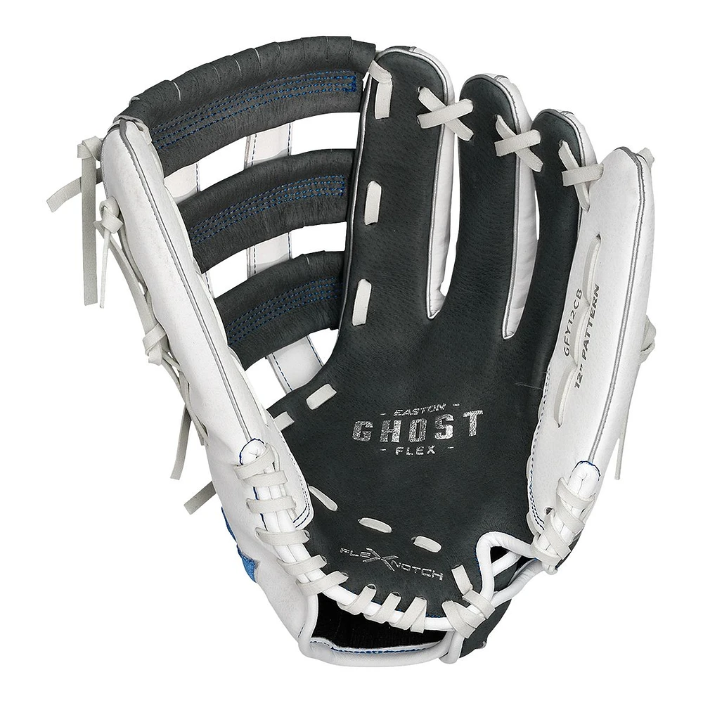 Easton Ghost Flex Fastpitch 12 Inch Baseball Gloves,Left Hand Throw / Right Hand Catch.