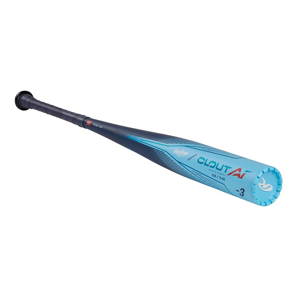 Rawlings Clout AI BBCOR (-3) Baseball Bat