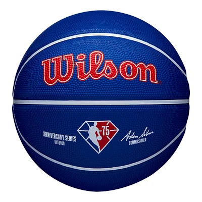 Wilson NBA 75th DRV Mini Basketball, Size 3, Outdoor