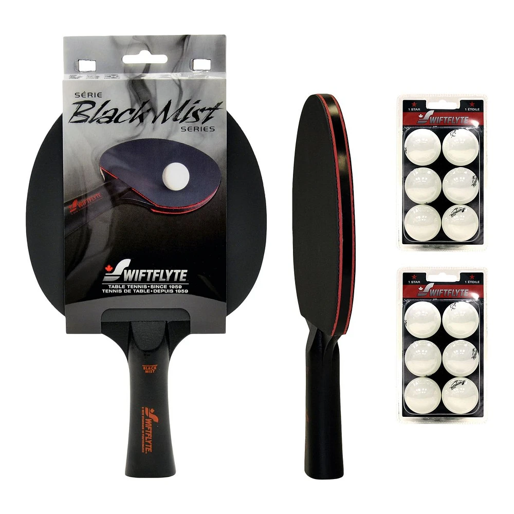 Swiftflyte Black Mist Table Tennis Racket Set