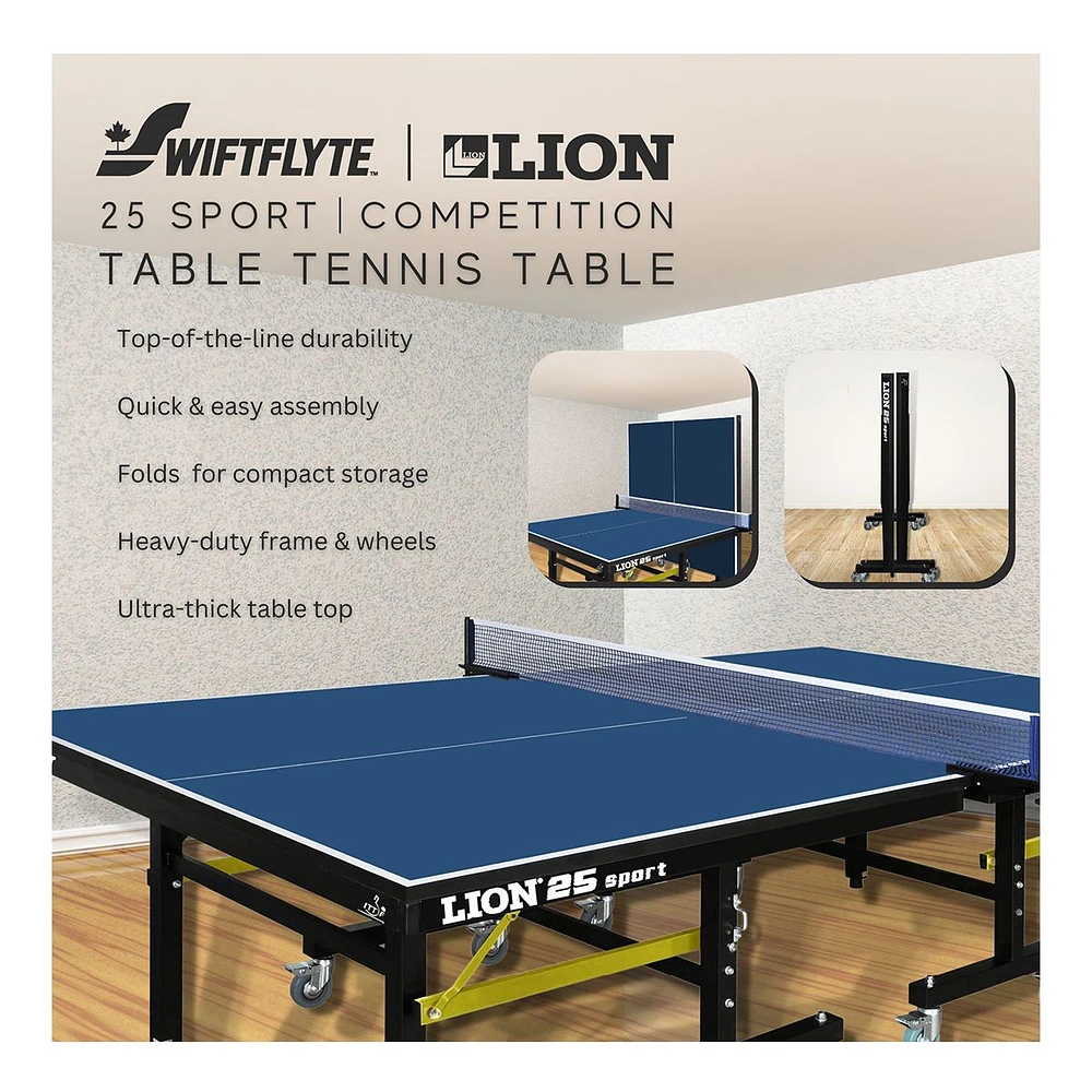 Swiftflyte Competition Table Tennis Table