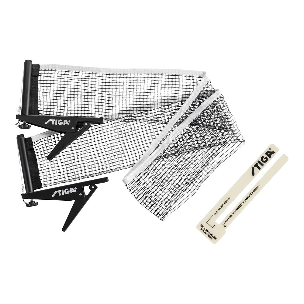 Escalade Stiga Premium Clipper/Net Post Table Tennis Set