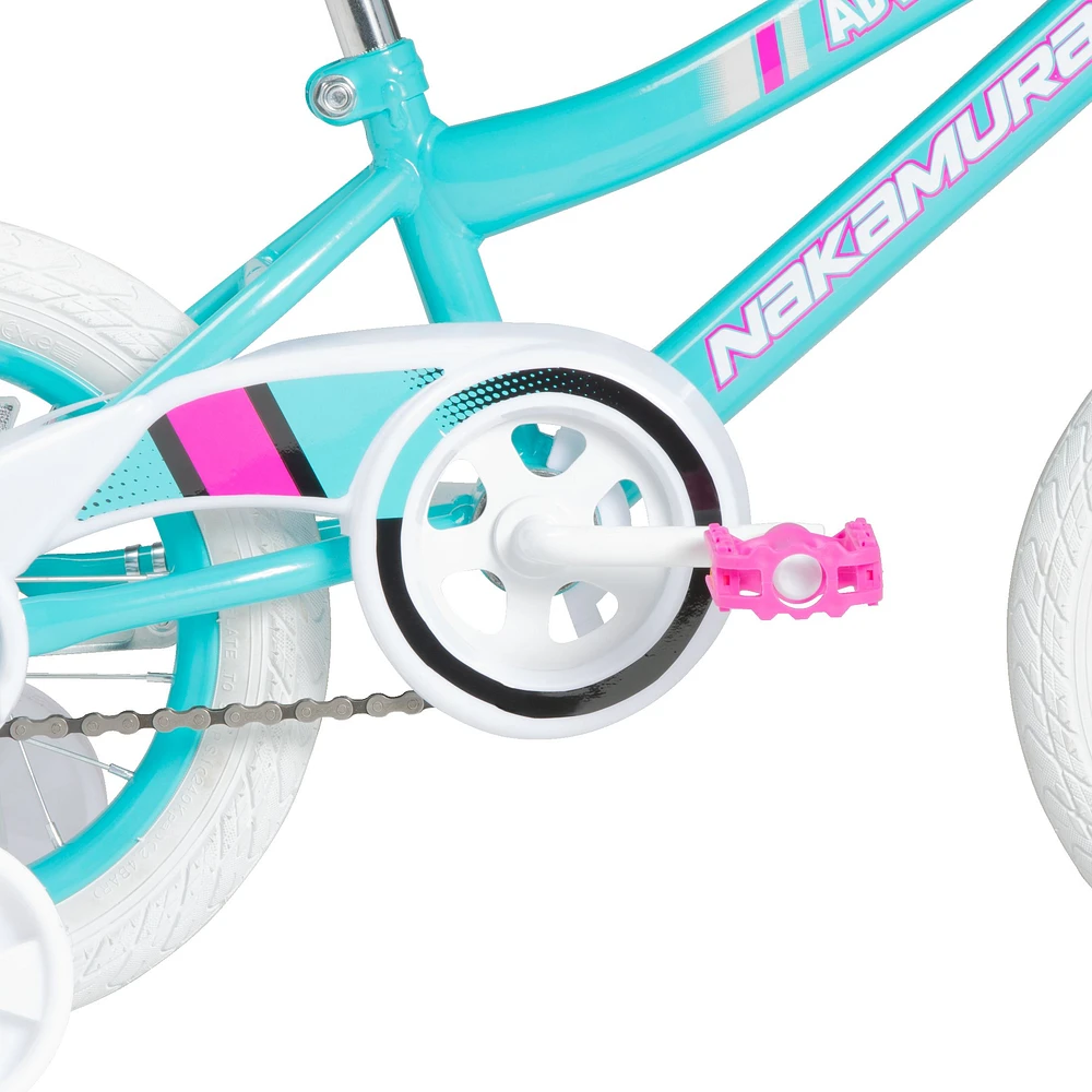 Nakamura Kids' Adventure 12" Bike with Training Wheels and Pedal Brakes