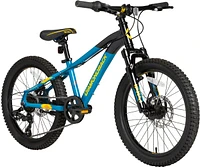 Diamondback Kids' Snake 20" Mountain Bike, 7 Speed, Aluminum Frame, Mechanical Disc Brakes