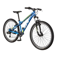 GT Kids' Stomper Prime 26" Junior Mountain Bike, 7 Speed, Alloy Frame, Rim Brakes, Hardtail