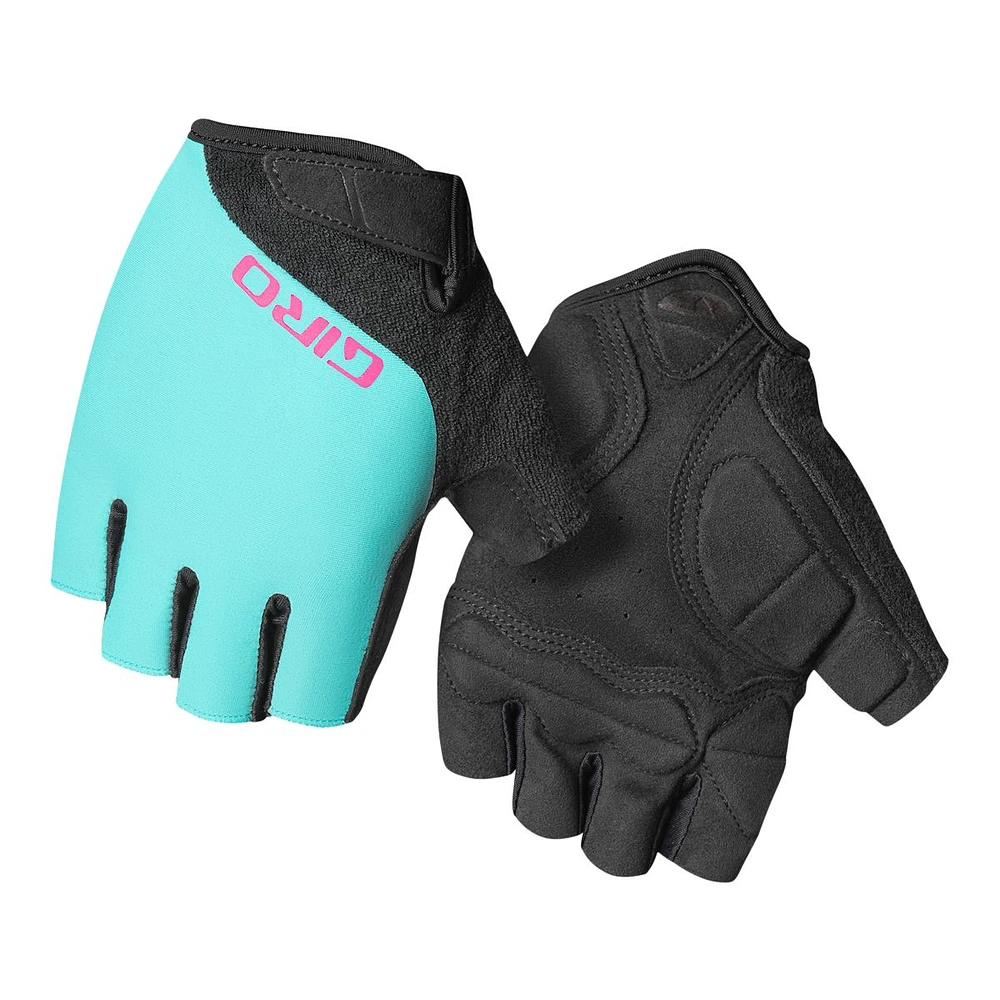 Giro Women's Jag'ette Bike Gloves, Half Finger, Road, EVA Padding