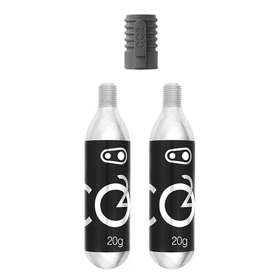 Crankbrothers CO2 20g Cartridges With Inflator Adaptor, Presta Only