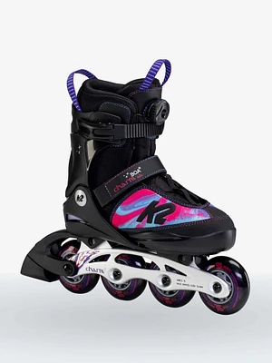 K2 Kids' Charm Adjustable Inline Skates