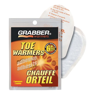 Grabber 10 Pack Portable Long Lasting Toe Warmer