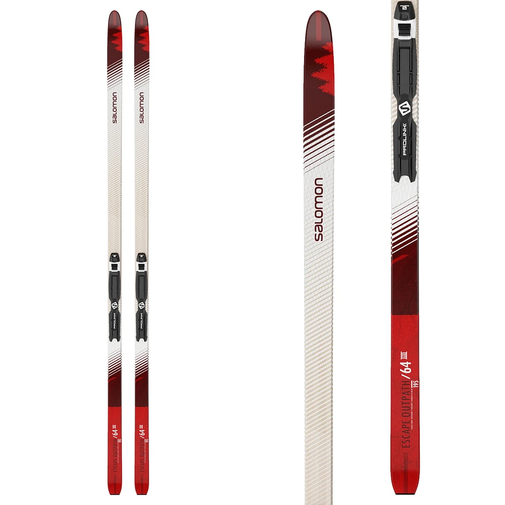 Salomon Adult Escape 64 Outpath PM PLK Auto Skis