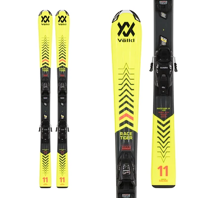 Volkl Racetiger Junior Skis 2020/21 & Marker 4.5 Vmotion Junior Bindings