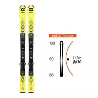 Volkl Racetiger Junior Skis 2020/21 & Marker 4.5 Vmotion Junior Bindings