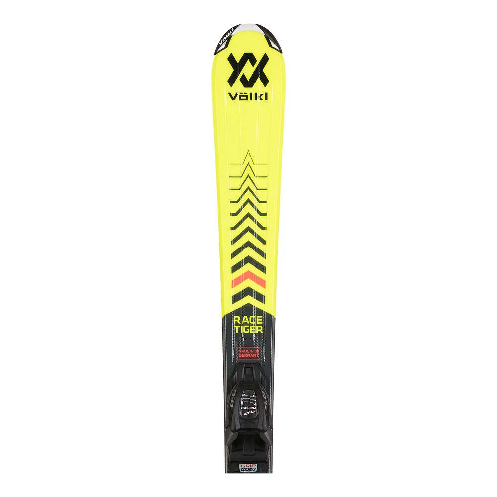 Volkl Racetiger Junior Skis 2020/21 & Marker 4.5 Vmotion Junior Bindings