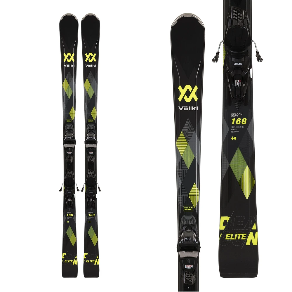 Volkl Deacon Elite Men's Skis 2021/22 & vMotion 10.0 GW Bindings