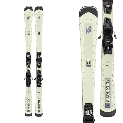 K2 Disruption 76 Alliance Women's Skis 2021/22 & Marker ERP 10 Quikclik Bindings