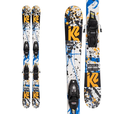 K2 Poacher Junior Skis 2021/22 & Marker FDT 7.0 Bindings