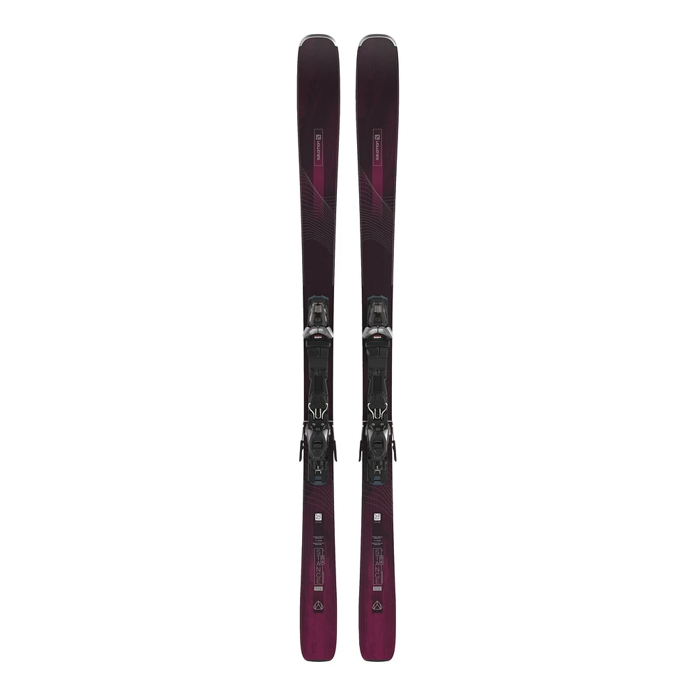 Salomon Women's Stance All Mountain Skis 2023 With M11 GW Bindings