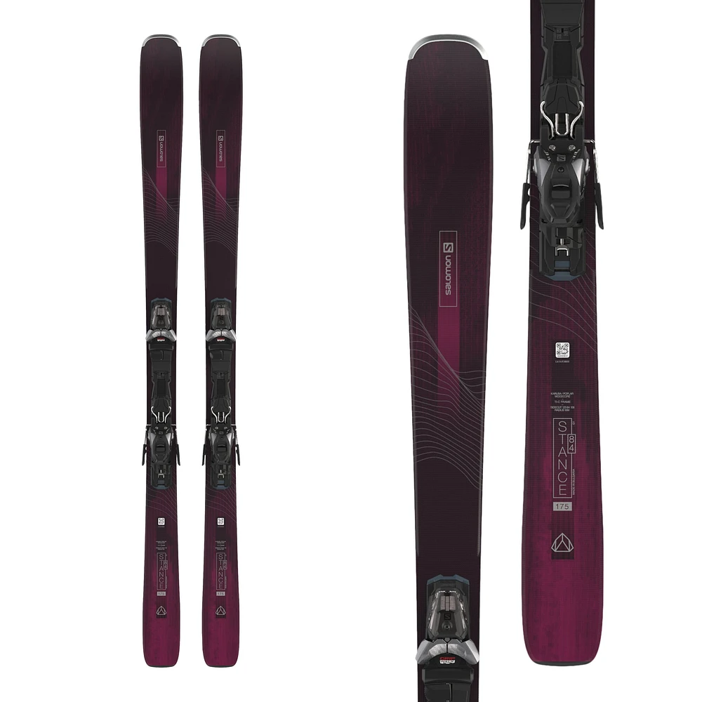 Salomon Women's Stance All Mountain Skis 2023 With M11 GW Bindings