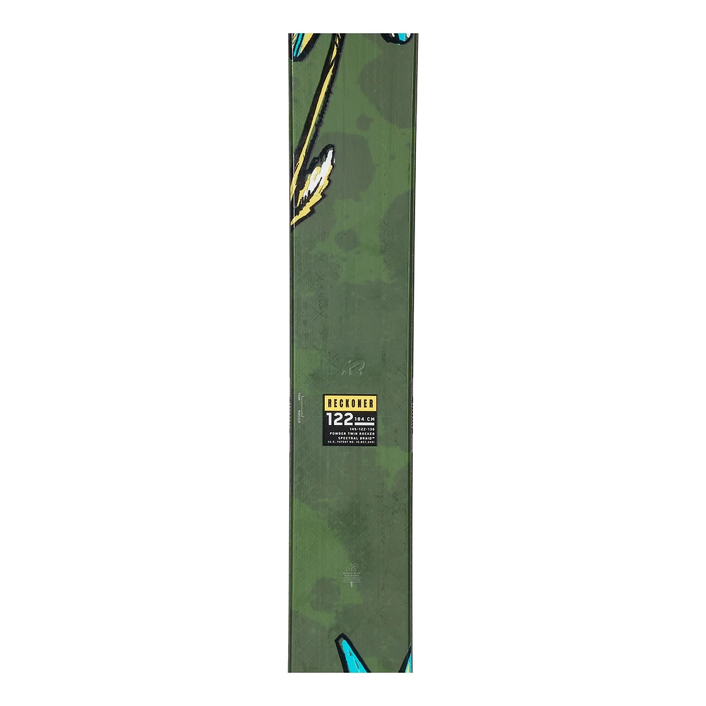 K2 Men's Reckoner 122 Twin Tip Skis 2023