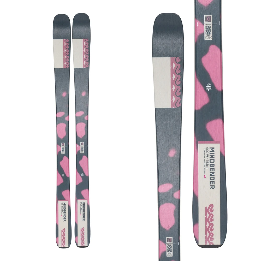 K2 Women's Mindbender 90C Lightweight Skis 2023