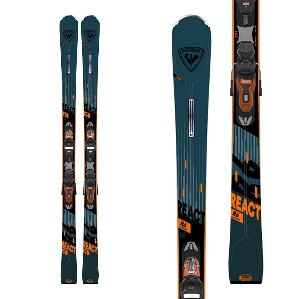 Rossignol React R6 Compact Men's Skis 2023 & Xpress 11 Bindings