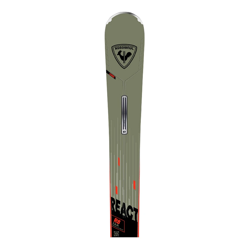 Rossignol React R8 C.A.M Men's Skis 2023 & Konect NX 12 Bindings