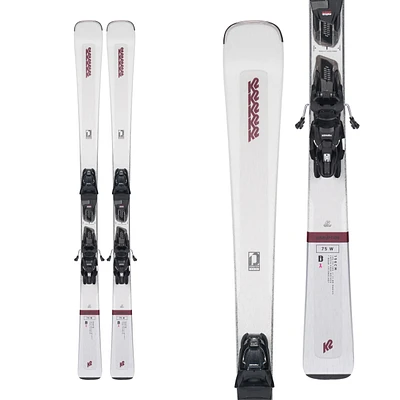 K2 Disruption 75 Alliance Women's Skis 2023 & Marker ERP 10 Bindings