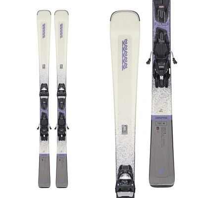 K2 Women's Disruption Alliance Lightweight Skis 2023 With Marker ER3 10 Quikclik Bindings