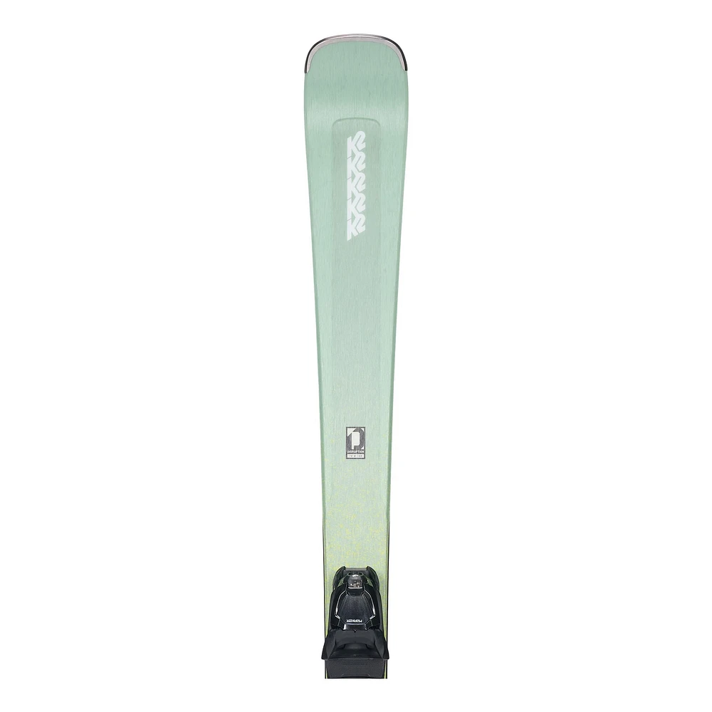 K2 Disruption 76 Alliance Women's Skis 2023 & ERP 10 Quikclik Bindings