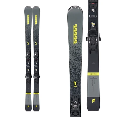 K2 Disruption Junior Skis 2023 & 7.0 FDT Bindings