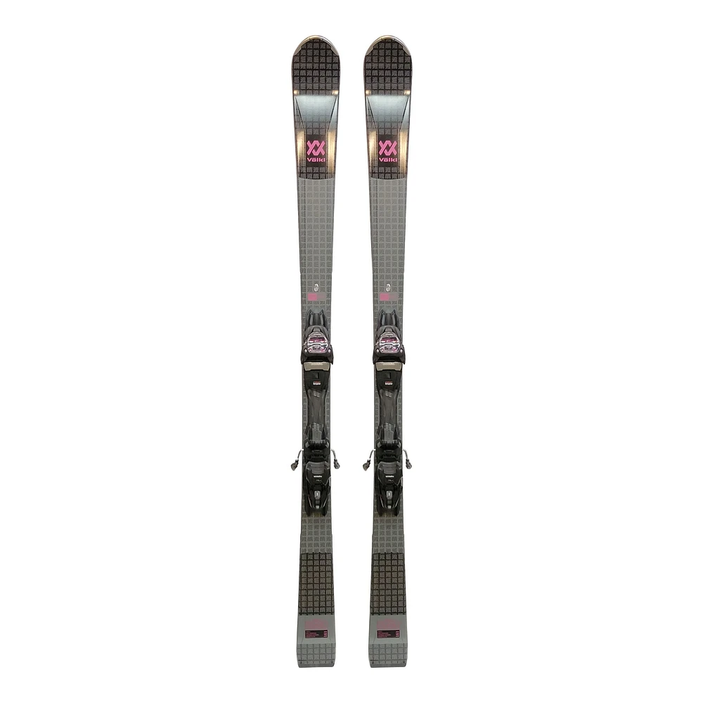 Volkl Kit Flair Elite Women's All Mountain Skis 2023 With Vmotion2 Bindings