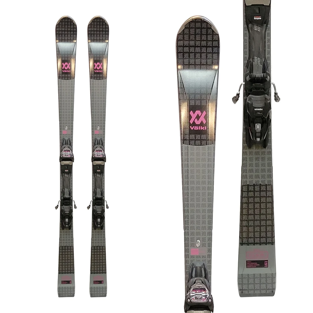 Volkl Kit Flair Elite Women's All Mountain Skis 2023 With Vmotion2 Bindings