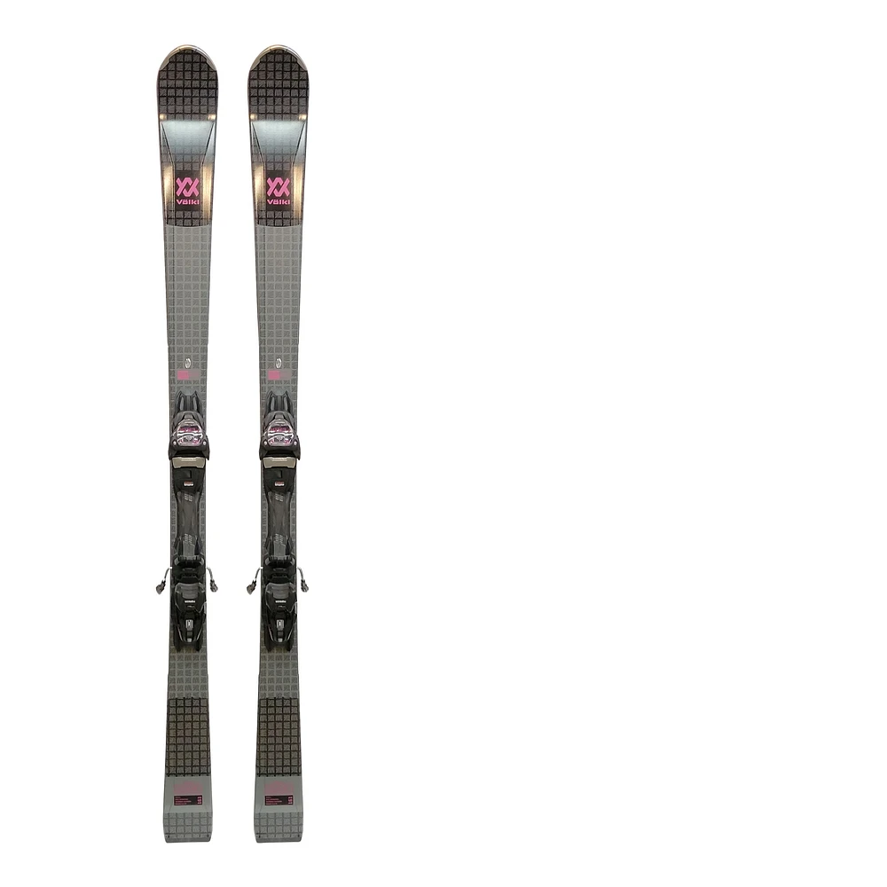 Volkl Kit Flair Elite Women's All Mountain Skis 2023 With Vmotion2 Bindings