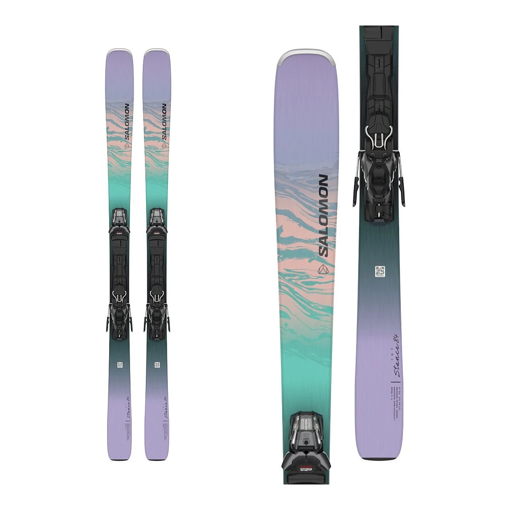 Salomon Women's Stance All Mountain Skis 2024 With M11 GW Bindings