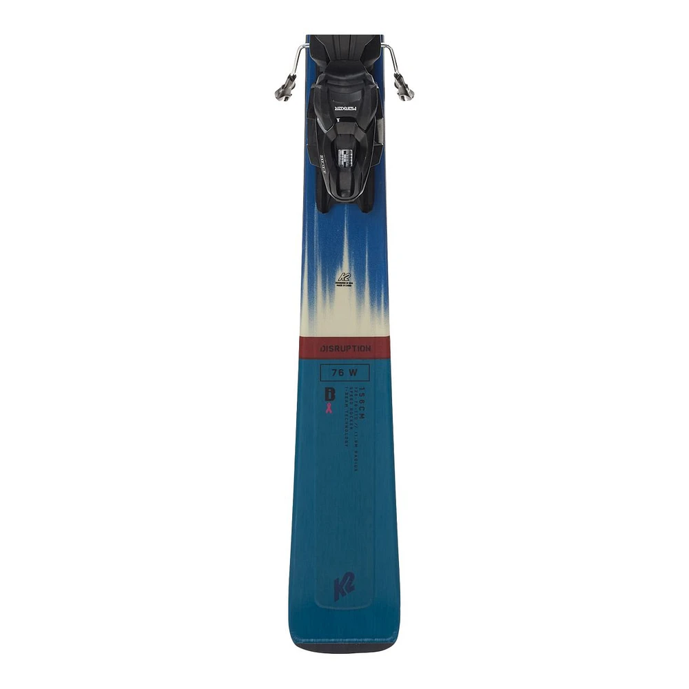 K2 Women's Disruption All Mountain Skis 2024 With Quikclik Free Bindings