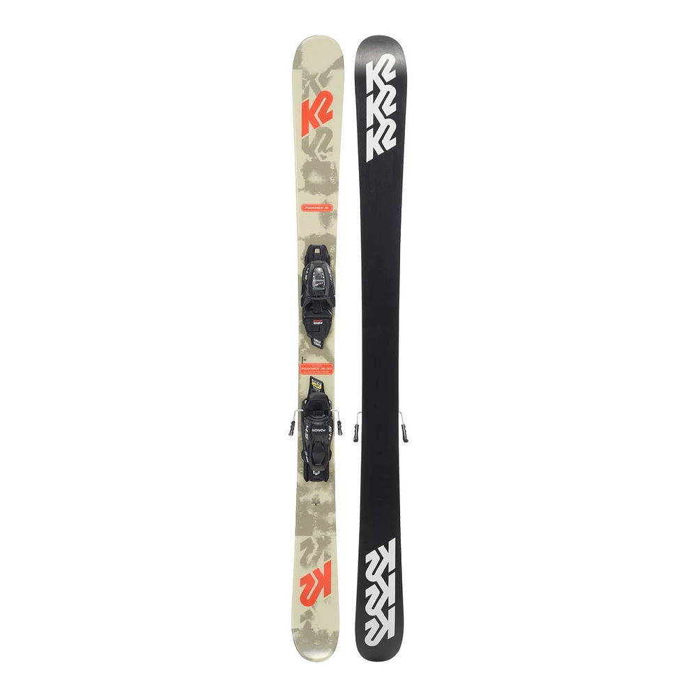 K2 Kids' Kit Poacher JR 7.0 FDT Freestyle Skis 2024