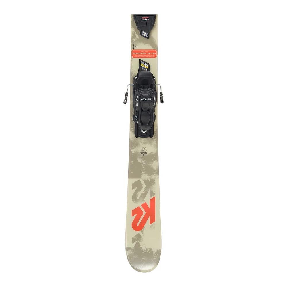 K2 Kids' Kit Poacher JR 7.0 FDT Freestyle Skis 2024