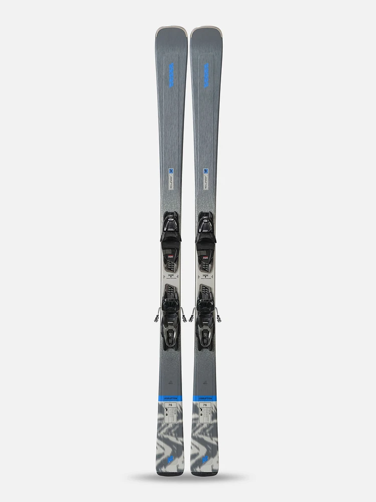 K2 Disruption 76 Men's Skis 2024 & M2 10 Bindings