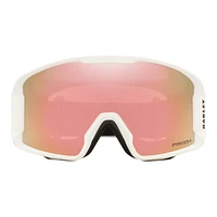 Oakley Line Miner™ Women's Ski & Snowboard Goggles 2023 White with Prism Rose Gold Lens