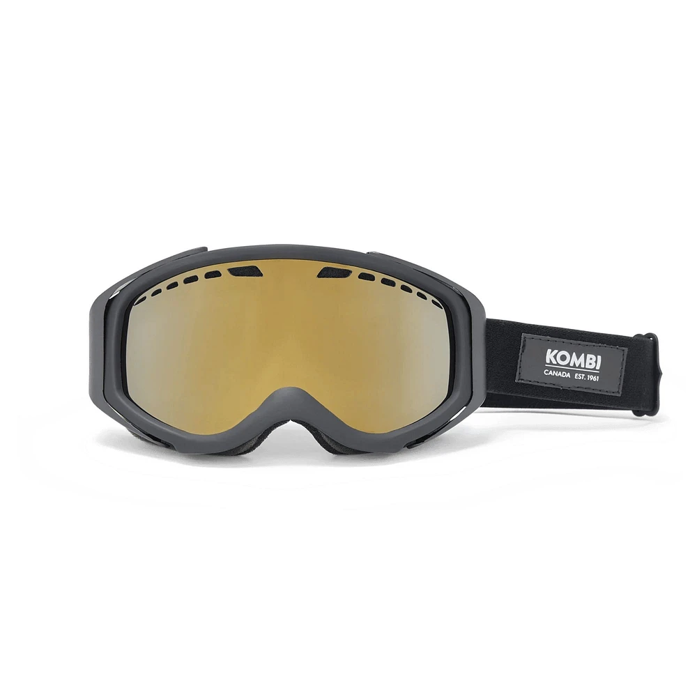 Kombi Fastlane Junior Ski & Snowboard Goggles 2024 Black