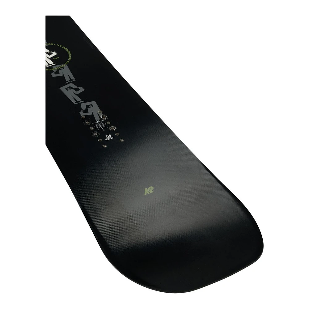 K2 Men's Broadcast 2023 Intermediate Snowboard, All Mountain, Directional