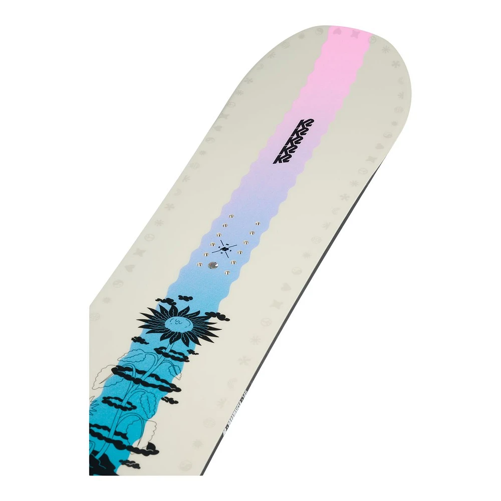 K2 Women's Dreamsicle 2023 Beginner Snowboard, All Mountain, Directional Twin