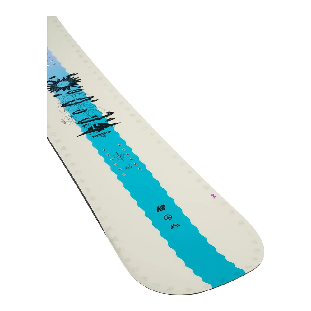 K2 Women's Dreamsicle 2023 Beginner Snowboard, All Mountain, Directional Twin