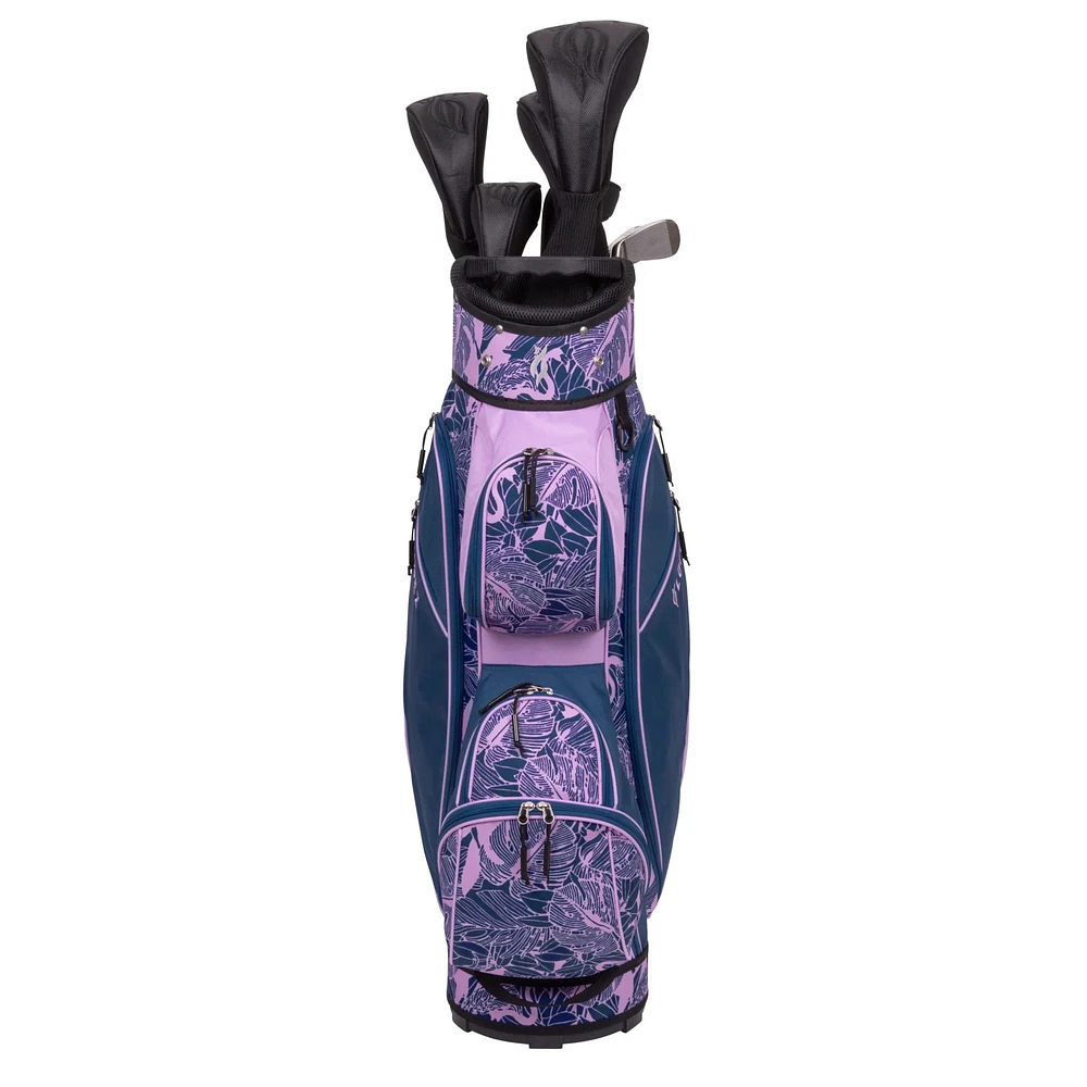 Nancy Lopez Ashley Women's 18-Piece Cart Bag Package Set