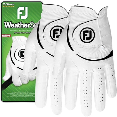 FootJoy Weathersof 2For Men's Right Hand Golf Gloves