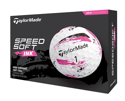 TaylorMade Speedsoft INK Senior Golf Balls - 12 Pack